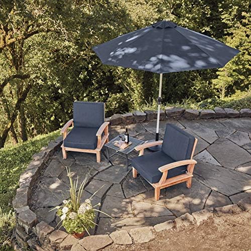 Classic Accessories Montlake FadeSafe Patio Lounge Chair/LoveSeat Back Cushion, 25 x 15 x 4 Inch, Heather Indigo, Patio Furniture Cushions - Image 4