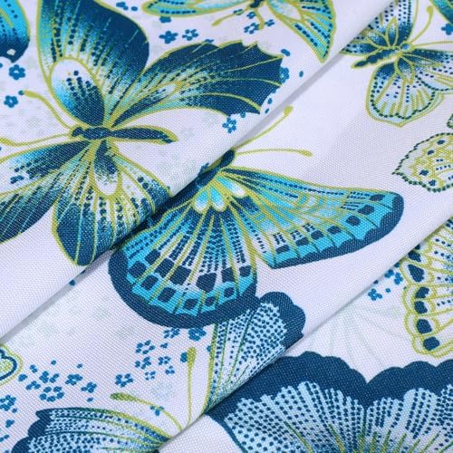 SUQ I OME Outdoor Tablecloth, Green Butterfly, 60'' Round with Zipper - Image 5