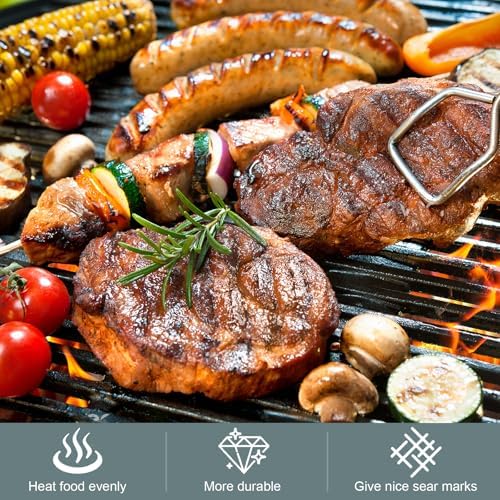 Utheer 7522 Grill Grates for Weber Spirit 200 Side Control Genesis Silver A - Image 6