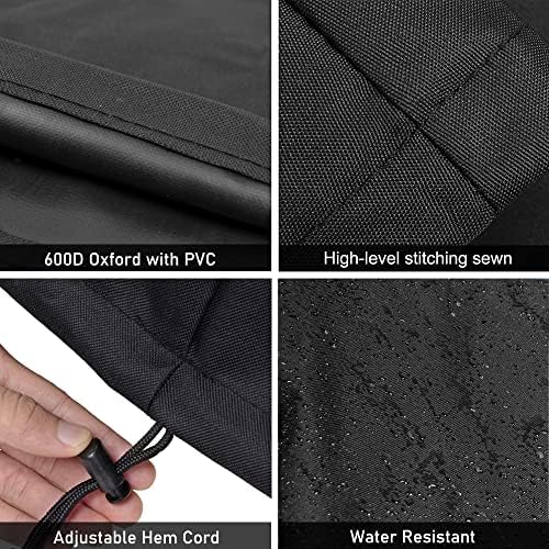 ZJYWSCH Grill Cover for Pit Boss 440D2 440D 440 Deluxe Ranch Hand 440TGR1 456D 456D3 Wood Pellet Grill Smoker Waterproof Pit Boss 440 Grill Cover Mile Hybrid 600HY Heavy Duty - Image 6