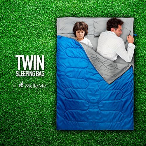 MalloMe Sleeping Bags for Adults Cold Weather & Warm - Backpacking Camping Sleeping Bag for Kids 10-12, Girls, Boys - Lightweight Compact Camping Essentials Gear Accessories Hiking Sleep Must Haves - Image 3