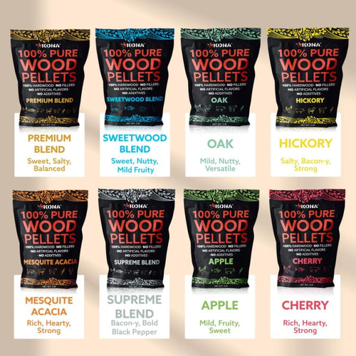 (8 Pack) 1 lb Smoker Pellets Variety Pack, Wood Smoking Pellets, BBQ Pellets for Smoker, Wood Pellets, Smoking Pellets for Smoker, Pellet Grill Pellets, Hardwood Pellets - Intended for Ninja Woodfire - Image 2