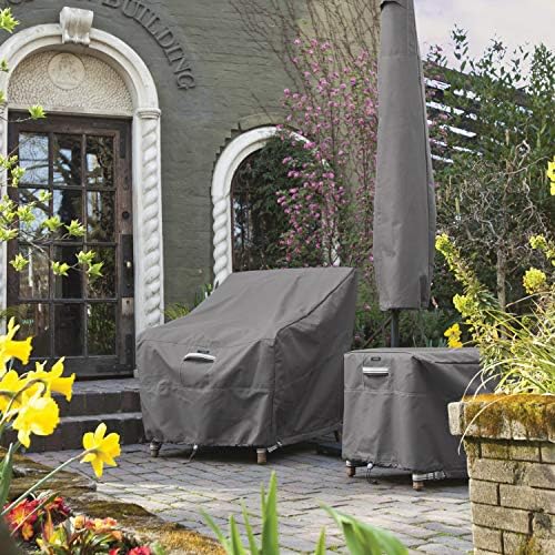 Classic Accessories Ravenna Water-Resistant 45.5 Inch Patio Cushion and Cover Storage Bag, Patio Furniture Covers (Pack of 2) - Image 6