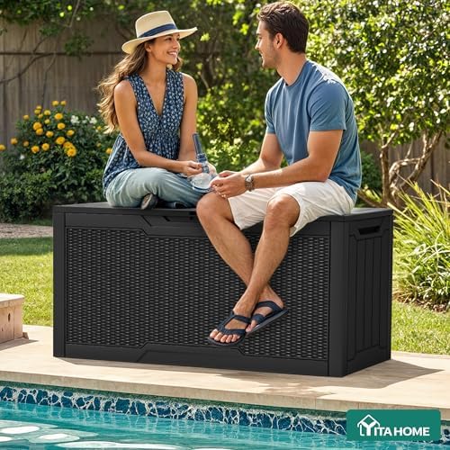YITAHOME 80 Gallon Outdoor Storage Box - Image 4