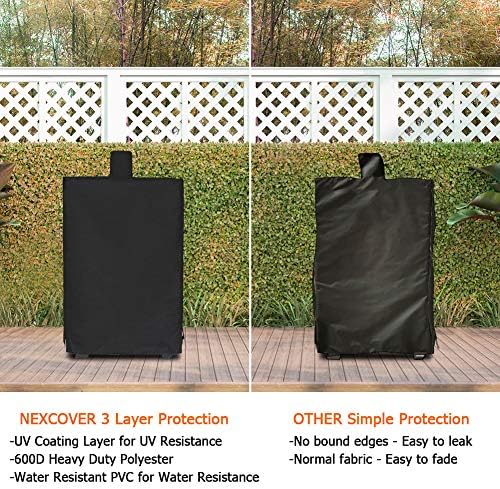 NEXCOVER 73550 Pellet Smoker Cover, 600D Heavy Duty BBQ Grill Cover for Pit Boss Grills 77550 5.5 and 5 Series PBV5P1, pro Series 4 Vertical Pellet Smokers PBV4PS1 - Image 5