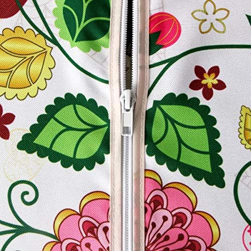 EHouseHome Outdoor and Indoor 60inch Round Tablecloth with Umbrella Hole and Zipper, Waterproof Zippered Patio Cloths, Spring/Summer Table Covers for Backyard Circular Table/BBQs/Picnic - Image 5