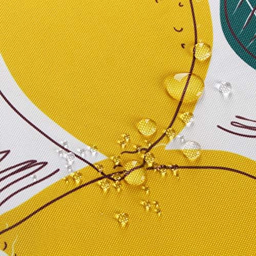 EHouseHome Outdoor and Indoor 60inch Round Tablecloth with Umbrella Hole and Zipper, Waterproof Zippered Patio Table Cloths, Spring/Summer Table Covers for Backyard Circular Table/BBQs/Picnic - Image 6
