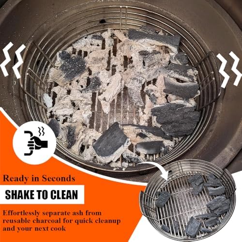 The Accessories for Big Green Egg XL Charcoal Ash Basket Ash Clean Tool - Image 3