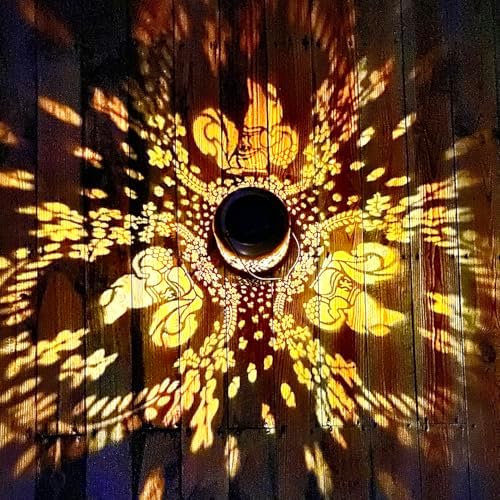 Squirrel Solar Lanterns Outdoor Waterproof Hanging Solar Lights Squirrel Gifts for Women Men Metal Decorative LED Lanterns for Yard,Patio,Lawn,Tabletop,Pathway,Landscape,Garden Decor - Image 2