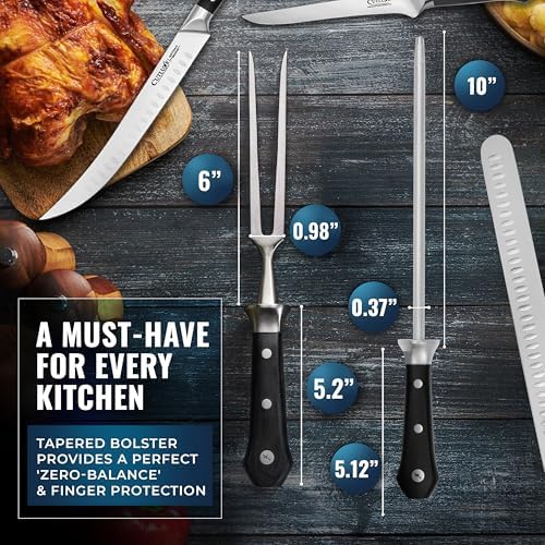 Cutluxe Butcher Knife Set, 5-Piece Slicing Carving Knives for Meat Cutting - Image 6