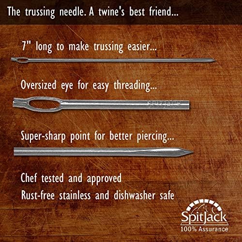 SpitJack Meat Trussing Needle and Butcher's Cooking Twine Kit - Image 3