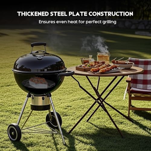 auisea Charcoal Basket Compatible with 22-inch Weber Charcoal Grills - Image 2