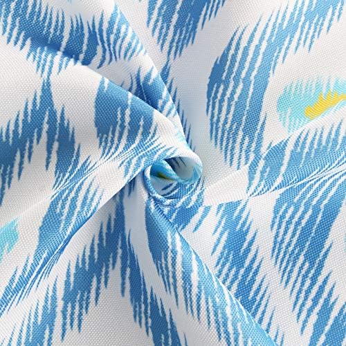 EHouseHome Outdoor Indoor 60inch Round Tablecloth with Umbrella Hole and Zipper, Waterproof Zippered Patio Cloths, Spring/Summer Table Covers for Backyard Circular Table/BBQs/Picnic - Image 5