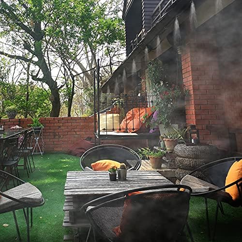 Outdoor Misting Cooling System with Pump Kit, 49.2FT(15M) Misting Line - Image 4