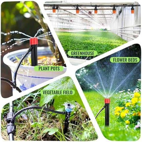240FT Drip Irrigation System with 1/2'' 1/4'' Tubing Hose - Image 5