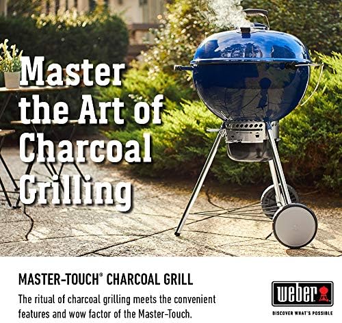 Weber® Master-Touch Charcoal Grill, 22-Inch, Deep Ocean Blue - Image 4