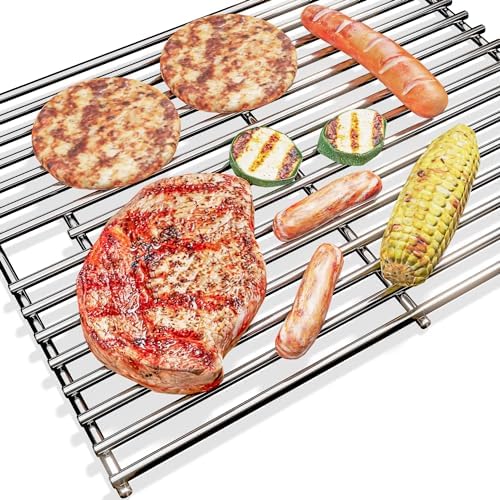 2pcs Stainless Steel Cooking Grates for Nexgrill, 17'' x 26.4'' - Image 4