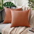 MIULEE Decorative Outdoor Pillow Covers Fall 16x16 Rust by MIULEE