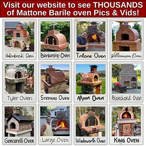 Mattone Barile Grande DIY Wood Fired Pizza Oven - Build a Large Backyard Brick Oven with Locally Sourced Masonry Materials - Image 7
