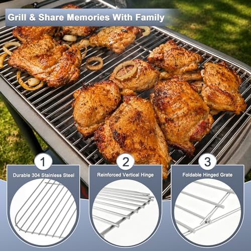 304 Stainless Steel Hinged Cooking Grate for PK99011 (Pre-1997 Models) - Image 6