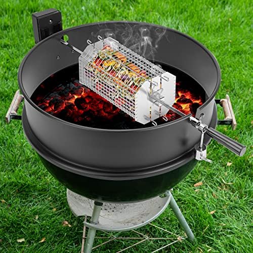 onlyfire Universal Octagonal Tumble Rotisserie Basket Flat Grill Basket - Image 5