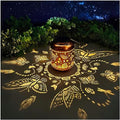 Butterfly Solar Lanterns Outdoor Waterproof Hanging Solar Lights Butterfly Gifts for Women Men Metal Decorative LED Butterflies Lanterns for Yard, Patio, Lawn, Tabletop, Landscape Pathway Garden Decor by TIGGSY
