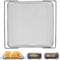 GWY Air Fryer Basket for Ninja Foodi 13 in 1 SP351 SP301 SP201 Air Fry Countertop Toaster Oven, 13.5''×12.3'' Air Fryer Replacement Parts Accessories Wire Rack Roasting Steamer Grill Racks Tray by GWY