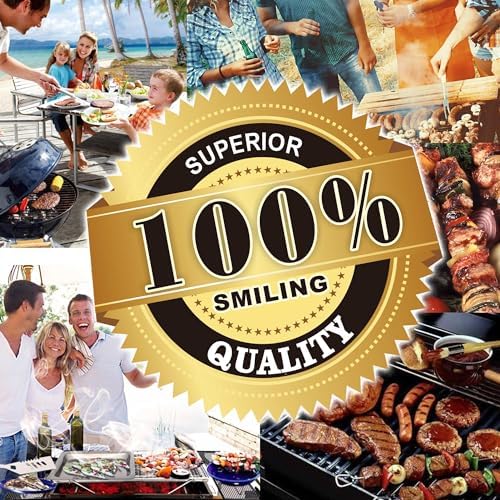 GRILLART BBQ Grill Utensil Tools Set Reinforced BBQ Tongs 19-Piece Stainless-Steel Barbecue Grilling Accessories w/Aluminum Storage Case -Complete Outdoor Grill Kit for Dad, Birthday Gift for Man Dad - Image 7