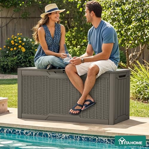 YITAHOME 80 Gallon Outdoor Storage Box - Image 2