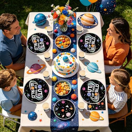 168 Pcs Out of This World Outer Space Party Decorations Serves 24 - Image 6
