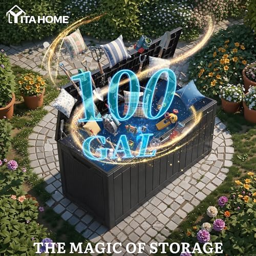 YITAHOME 100 Gallon Large Outdoor Storage Box - Image 2
