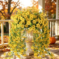 INQCMY Artificial Fake Hanging Flowers Plants for Outdoor Fall Decoration by INQCMYPlantRack