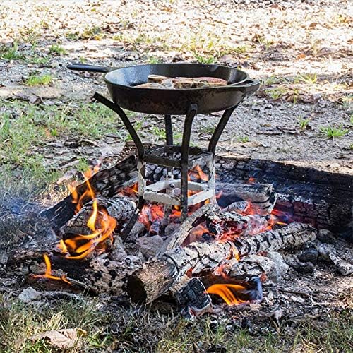 Lodge Outdoor Campfire Cooking Stand, Vertical/Horizontal, 9 Inches - Image 2