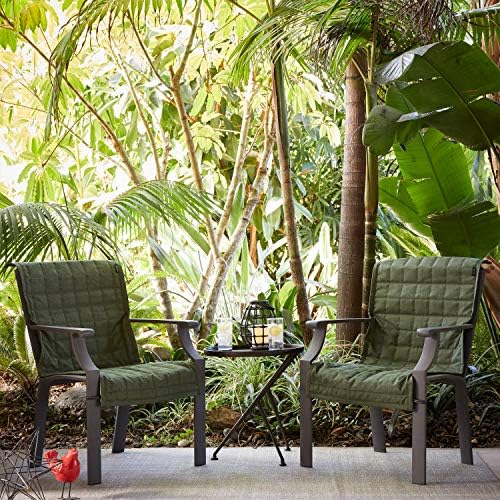 Classic Accessories Montlake Water-Resistant 45 Inch Patio Chair Slipcover, Heather Fern, Patio Furniture Covers - Image 6