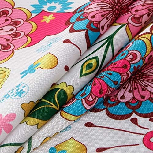 EHouseHome Outdoor Indoor Tablecloth with Umbrella Hole for Oval Table,Waterproof Patio Table Cloths, Spring/Summer Table Covers with Zipper for Backyard Circular Table/BBQs/Picnic,60 x 84 inches - Image 5