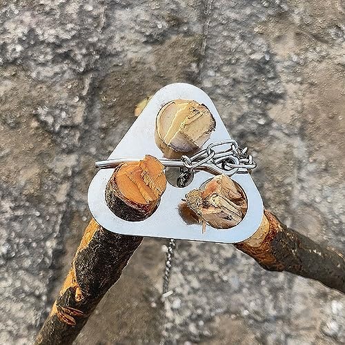 Stainless Steel Camping Tripod Board,Turn Branches into Campfire Tripod - Image 2