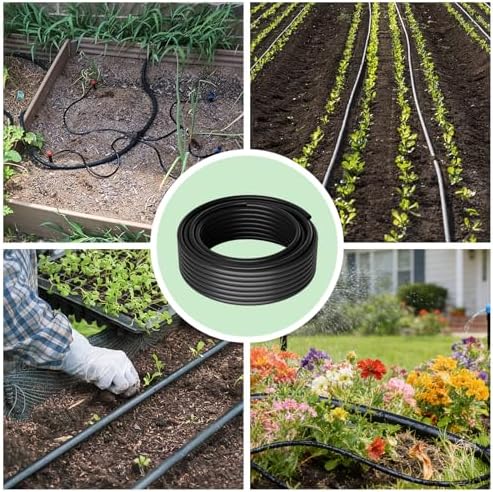 1/2 Inch Blank Drip Irrigation Tubing, 60FT Distribution Hose for Garden, Greenhouse & Raised Beds, Flexible UV-Resistant Watering Line for Drip Irrigation Systems - Image 6
