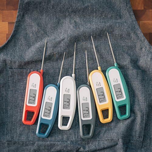 Lavatools Javelin® Ultra-Fast 3-Second Digital Instant Read Meat Thermometer for Grill and Cooking, 2.75" Probe, Compact Foldable Design, Large Display, IP65 Water Resistant, NSF Certified – Rhubarb - Image 5