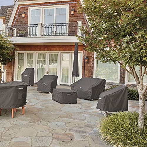 Classic Accessories Ravenna Water-Resistant 45.5 Inch Patio Cushion and Cover Storage Bag, Patio Furniture Covers (Pack of 2) - Image 5