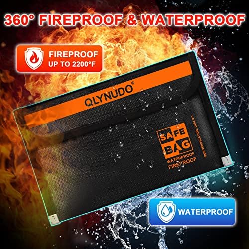 Small Fireproof Money Bag for Cash, Stealth Nesting 2-Pack - Image 3