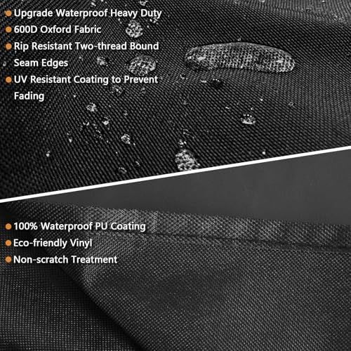 Outdoor Heavy Duty Waterproof Grill Cover for Traeger Westwood XL Wood Pellet Grill,Fade Resistant Grill Cover for Westwood XL 823 Accessories,BBQ Cover Parts for Traeger Smoker Grill Cover - Image 5