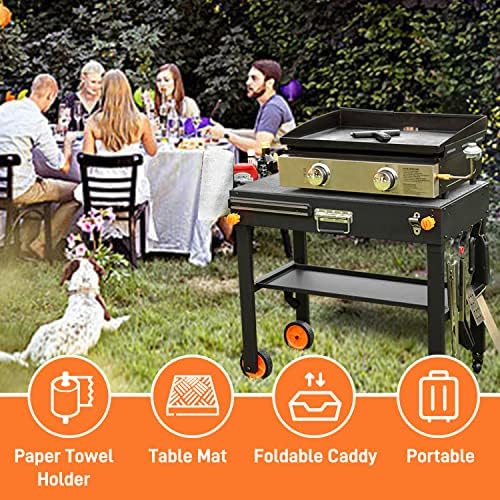 EUTRKei Outdoor Grill Table Cart &Griddle Cover - Image 2