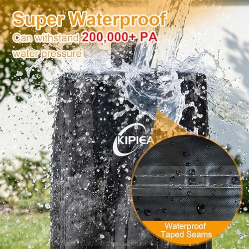 Kipiea 600D Vertical Smoker Cover for Pit Boss 3/4 / 5/7 Series, Waterproof Pellet Grill Cover, 73550, UV Resistant, No Tear, No Fading - Image 5