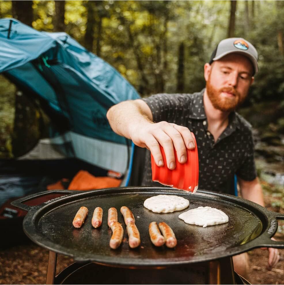 Solo Stove Ranger Cast Iron Griddle Top, Cookware for Ranger fire pit, Fireplace accessory, Cooking surface: 14.25", Weight: 12.5 lbs - Image 6