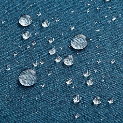 MIULEE Decorative Outdoor Pillow Covers Lumbar Waterproof 12x20 Blue - Image 2