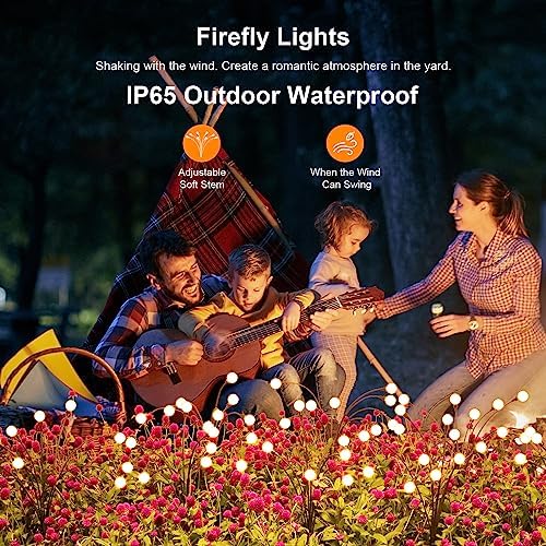 ASMAD Solar Lights Outdoor(8 Pack-64 LEDs),Solar Garden Lights,Fairy Lights - Image 6