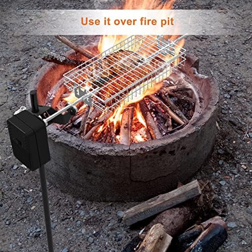 onlyfire Outdoor Spit Rotisserie Open Flame Camping Grill - Image 6