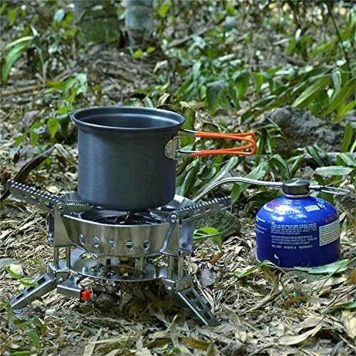 Bulin Camping Cookware, Portable Pots Kettle and Pans Set, 13 PCS for 3-4 - Image 4