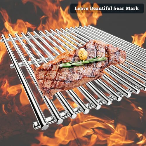 Orgneas 17" SUS304 Stainless Steel Grill Cooking Grates for Home Depot - Image 3