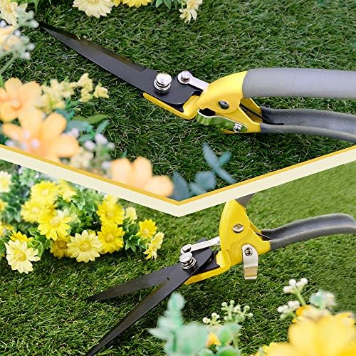 JARDINEER Sharp Grass Shears, Grass Clippers Handheld, Manual Grass Cutter Edging Shears for Lawn Garden - Image 6